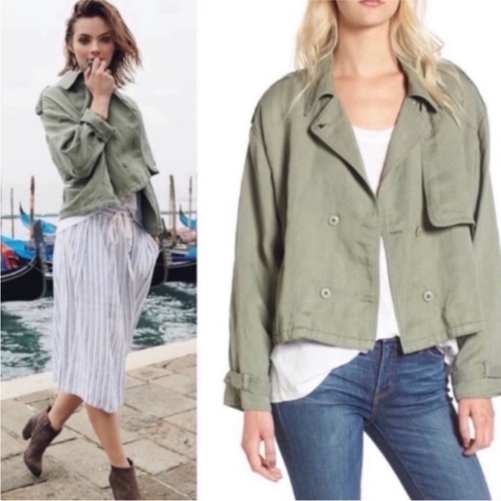 Rails Green Utility Jacket NWT